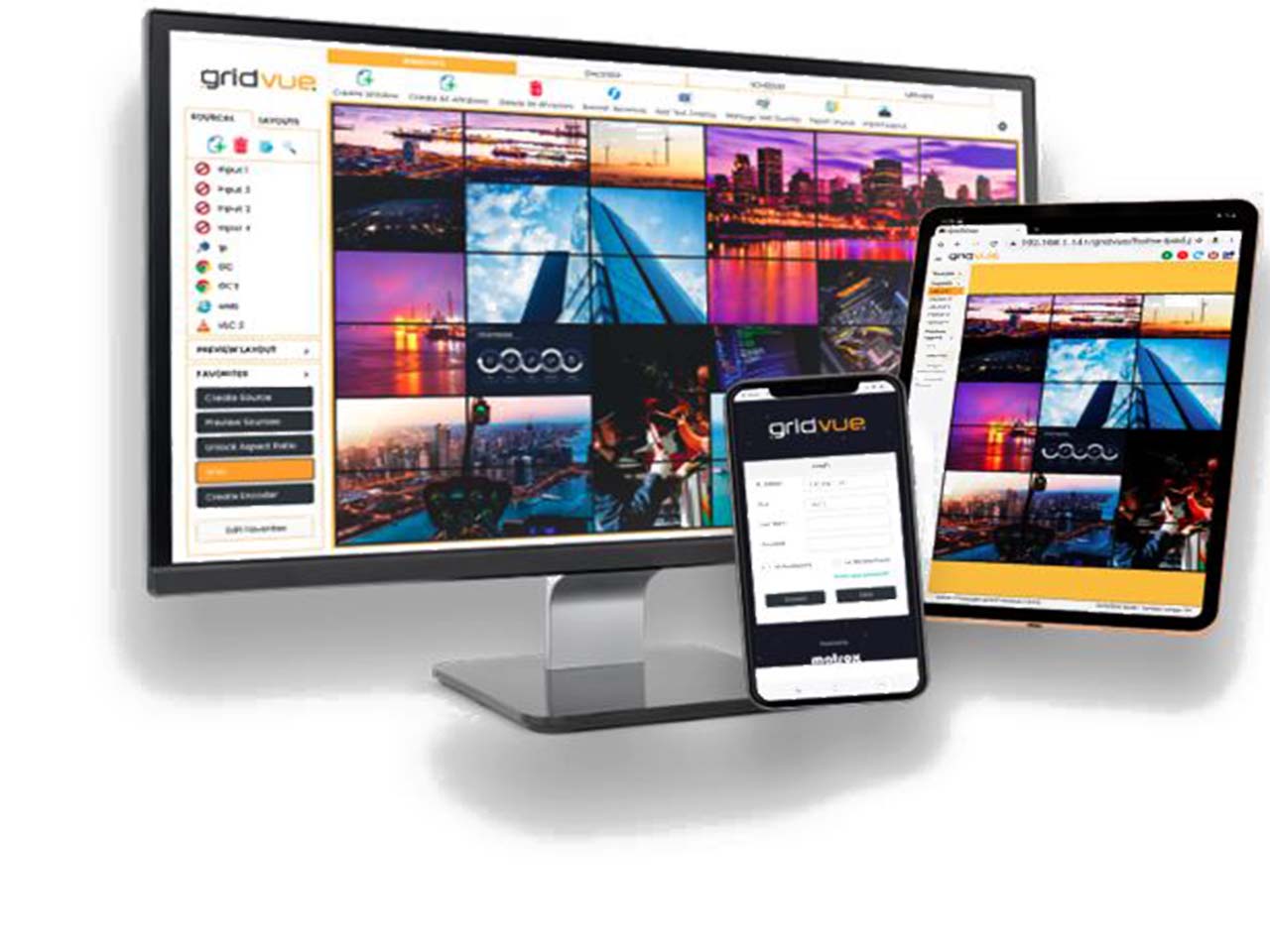 Gridvue video wall management software